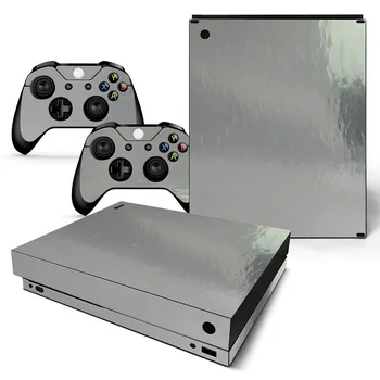 

Free drop shipping New Game Cover Protector Vinyl Full Set Sticker For xbox one x Skin Accessories skin#TN-XBONEX-grey