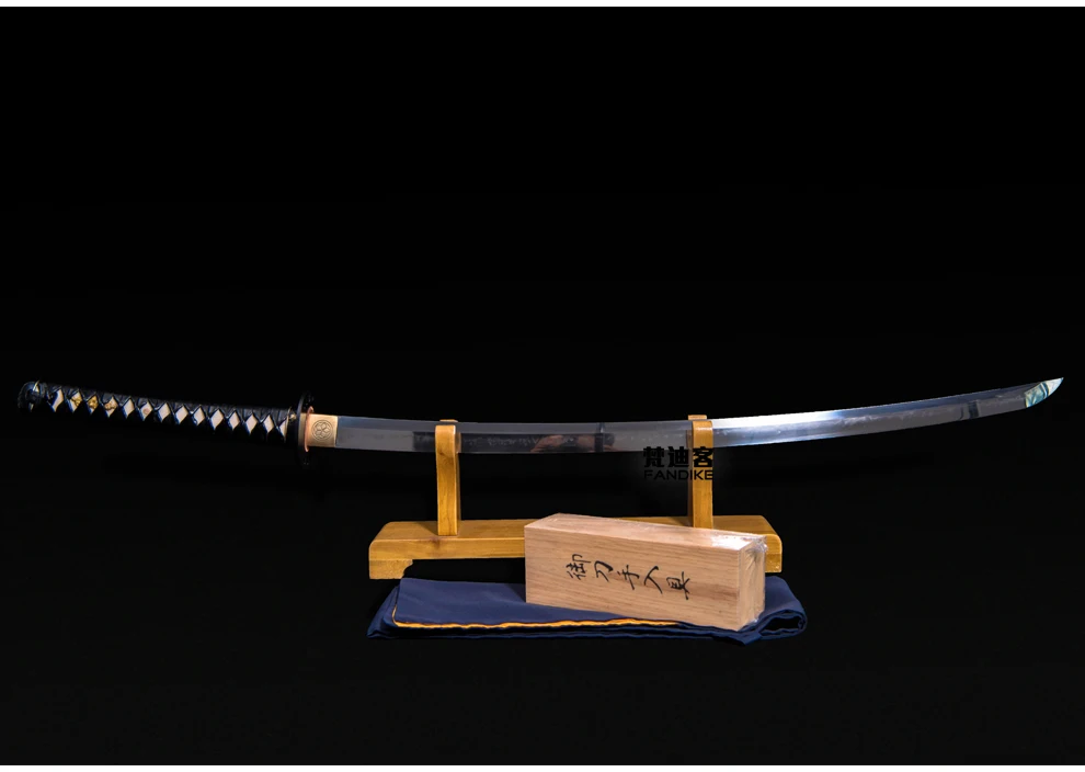 1095 Carbon Steel Japanese Samurai Katana Sword Kill Bill Saya Clay Tempered Japanese Katana Samurai sword Clay Tempered