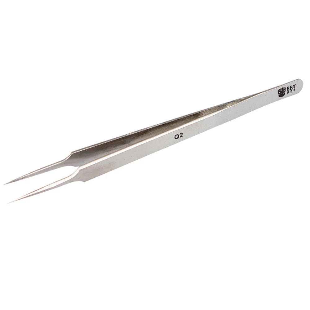 

Tip Head Stainless Steel Tweezers BST-Q2 Eyebrow False Eyelash Tweezer Extension Tools Auxiliary Repair Electronic Components