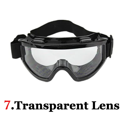 Модные новые мужские и женские лыжные очки для скутера ATV шлем очки Velar тонированные внедорожные очки для мотокросса пленки могут заменить Мужские t - Цвет: 7