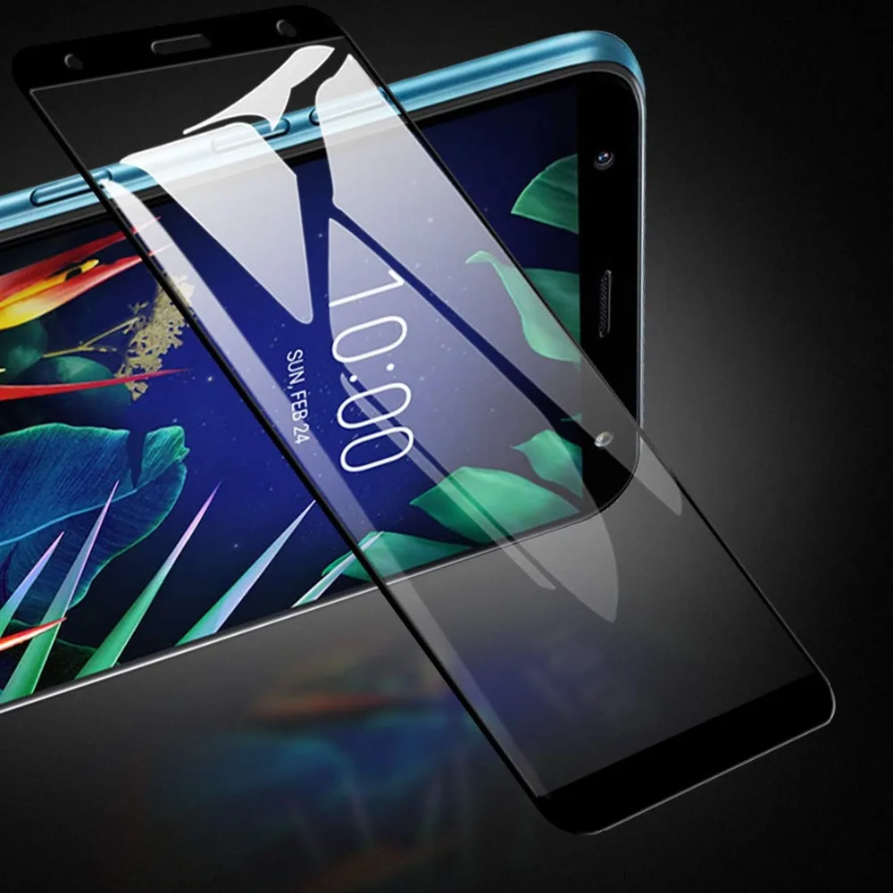 

9H 3D Full Cover Black Tempered Glass for LG K40 2019 K12 Plus Screen Protector for LG K12plus X4 2019 Protective Film Glass