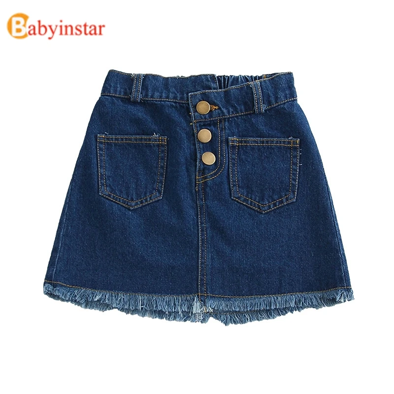 

2019 Fashion Girls Jeans Skirt Irregularity Girl Tutu Skirts Children Clothing Cute Summer Skirts Tutu Christmas Kids Clothes