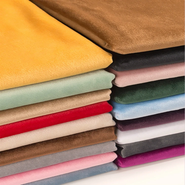 

Gold silk Velvet fabric flannel short plush Cloth Sewing DIY for curtain pillow sofa table cover clothing decorative 150*50cm