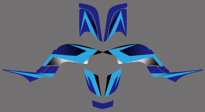 0341 Новый стиль наклейки графические наборы для Yamaha RAPTOR 660 ATV Raptor660|graphics kit|for yamahasticker