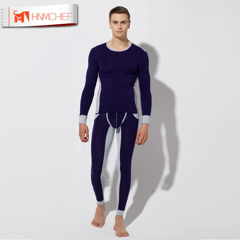 HNMCIHEF Winter Round Neck Warm Long Johns Set For Men Ultra-Soft Solid Color Thin Thermal Underwear Men's Pajamas Quick Dry HNMCIHEF Winter Round Neck Warm Long Johns Set For Men Ultra-Soft Solid Color Thin Thermal Underwear Men's Pajamas Quick Dry