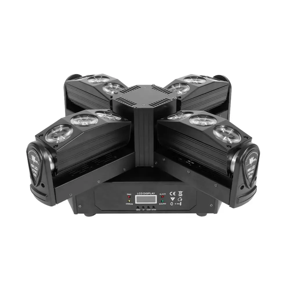 300 w DMX крест Поворотная голова светового оборудования 15/27/60CH светодиодный RGBW Луч