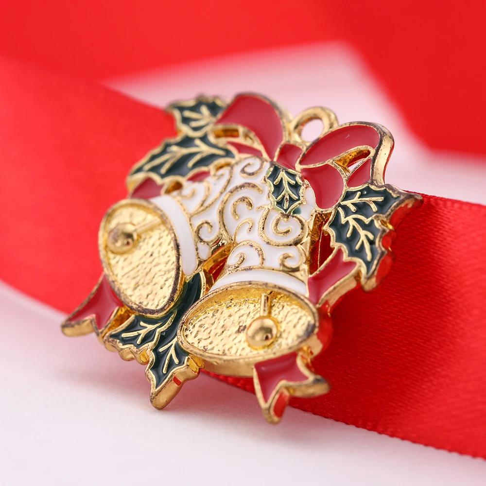 Оптовая продажа 5 шт./лот Рождественские Подвески колокольчики для изготовления