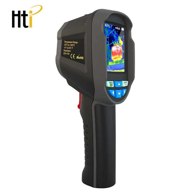 

Infrared (IR) Thermal Imager & Visible Light Camera with IR Resolution 1024 Pixels & Temperature Range from -4~572°F