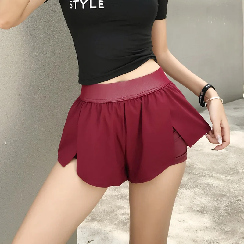 

2019 summer women professional one piece skirt pants sports swimwear plus beachwear safety pants red black