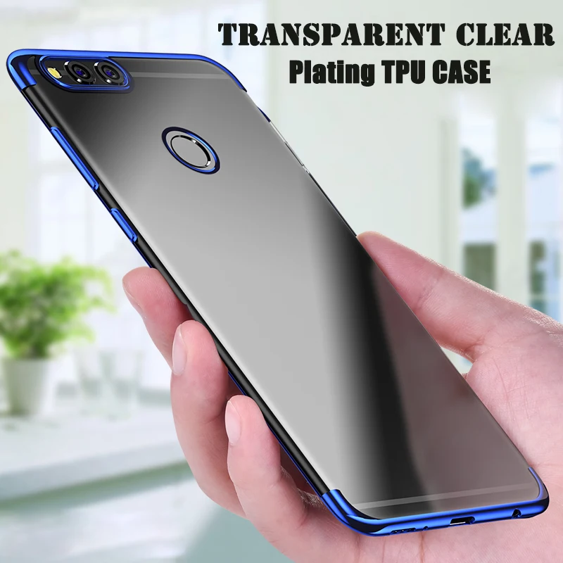 Роскошный мягкий силиконовый чехол из ТПУ для Huawei Y5 Y7 Prime 2018 Honor 7A Pro Play 7C ультра