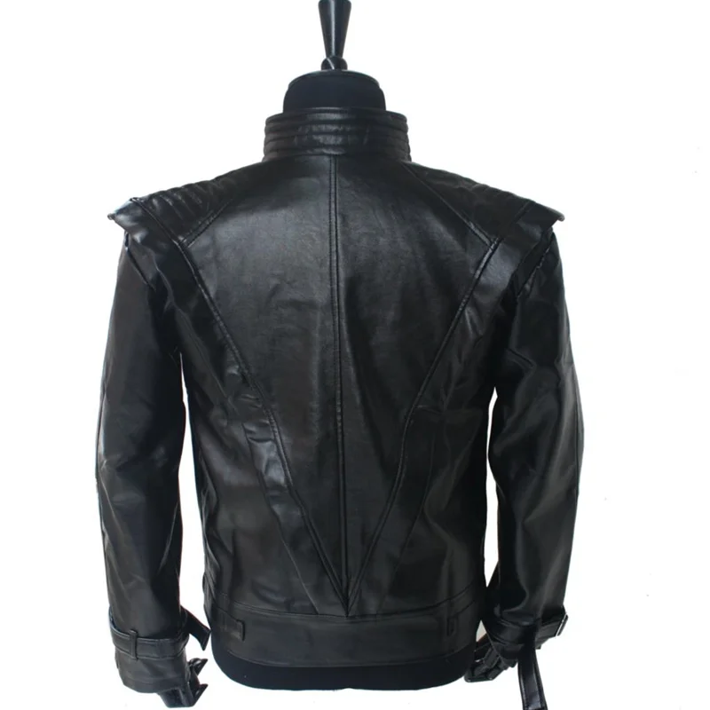 Cosplay Punk Michael Jackson Costumes Thriller Red Black Jacket