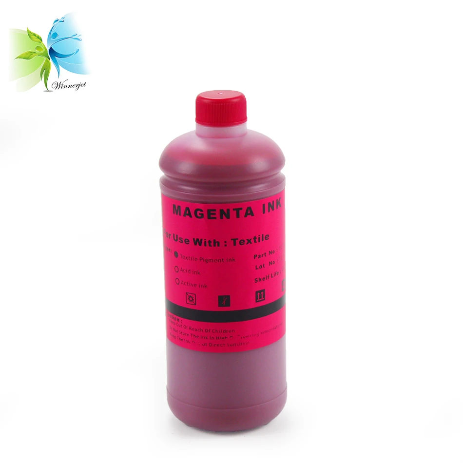 Winnerjet DTG чернила для текстиля EPSON dx5 dx7 печатающая головка печати одежды|ink for