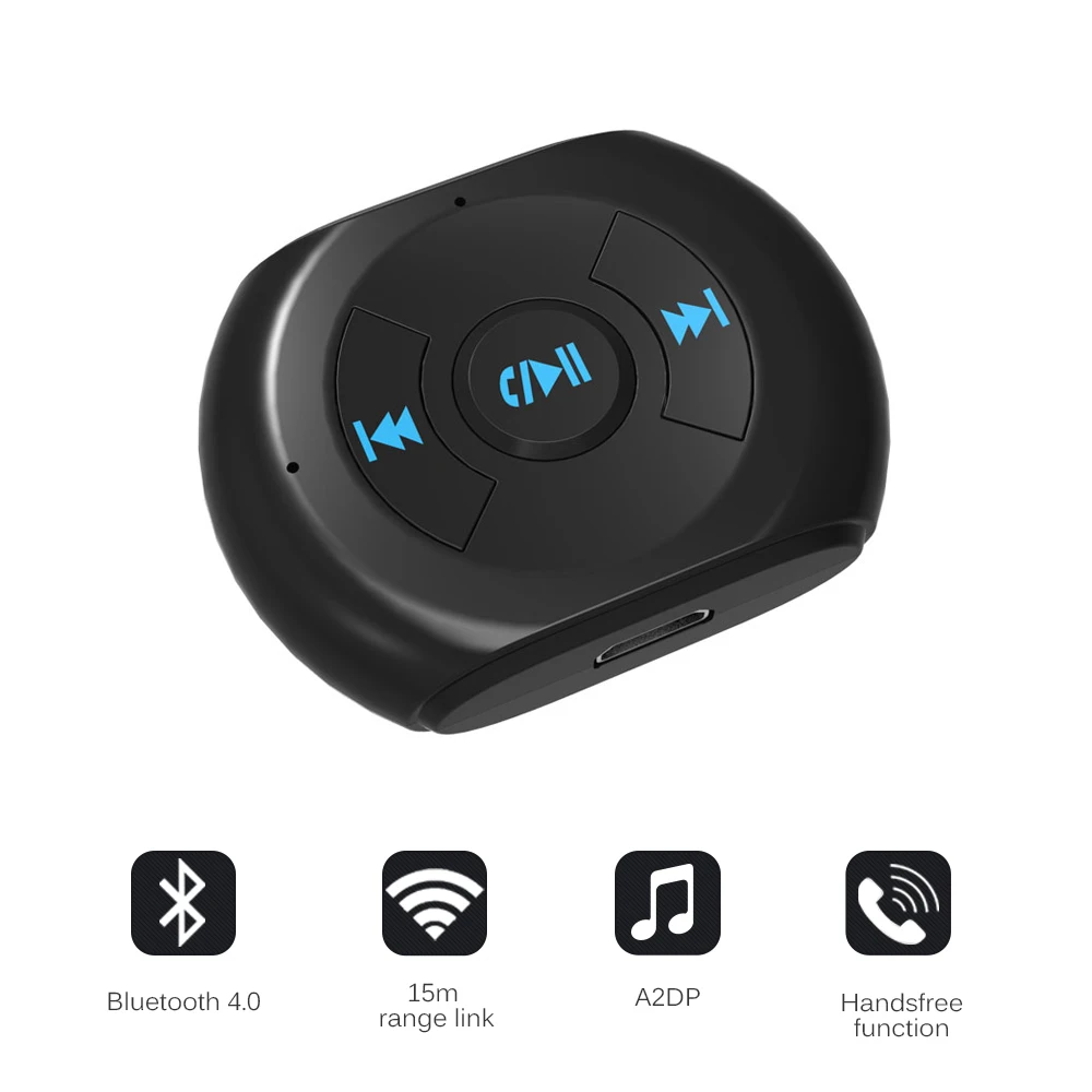 3,5 мм разъем авто Bluetooth 4,0 аудио музыкальный приемник аудио A2DP беспроводной приемник автомобильный комплект динамик стерео для сотовых телефонов