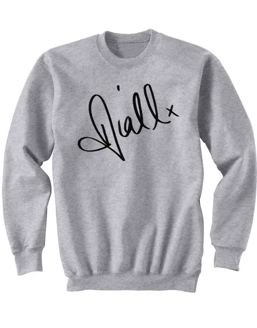 Skuggnas Niall Horan Signature Sweatshirt One Direction Gift Unisex Jumper Hoodies Casual Cotton Tumblr Aesthetic Harajuku Tops Hoodies Sweatshirts Aliexpress