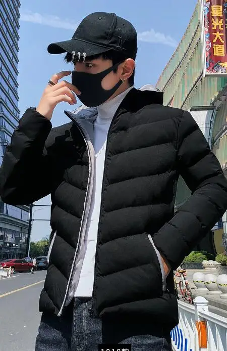Winter men's 2018 new down clothes students handsome men's cotton clothes V85 Winter men's 2018 new down clothes students handsome men's cotton clothes V85