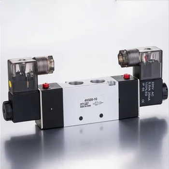 

3/8" Double head double position solenoid valve 4V320-10