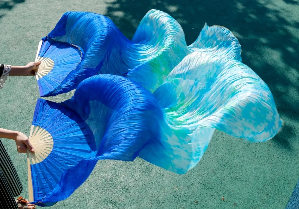 Buy 2017 female high quality Chinese silk veils dance