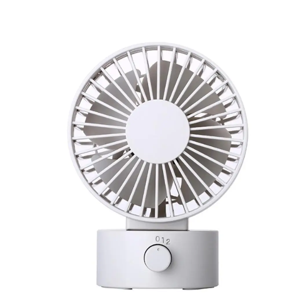 

Portable Desktop Mini Fan Rechargeable Built-In Battery Fan Handy For Summer Smart Home Cooling Pink Blue Black Plastic