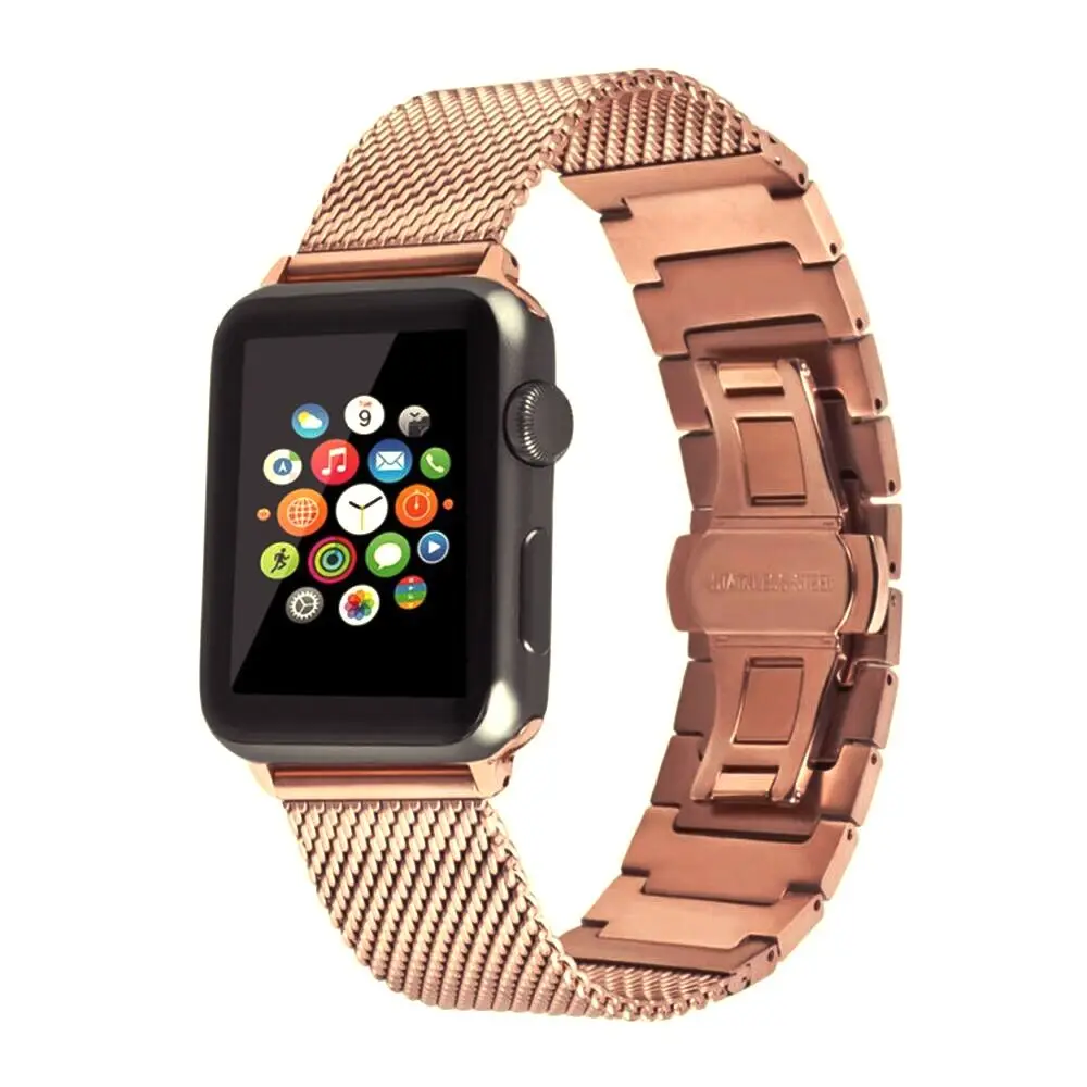 Для Apple watch 4 диапазона 40mm 41 мм Корреа aplle Iwatch серии 1/2/3 42 мм/38 соединитель на запястье браслет пояса