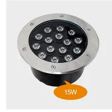 AC 110 В 15 Вт rgb светильник, привели подземных лампы с РФ Беспроводной пульт дистанционного управления RGB