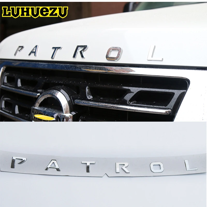  2013-2017 Car Front Rear Body Sticker Cover Emblem Letters For Nissan Patrol Y62 Armada Accessories