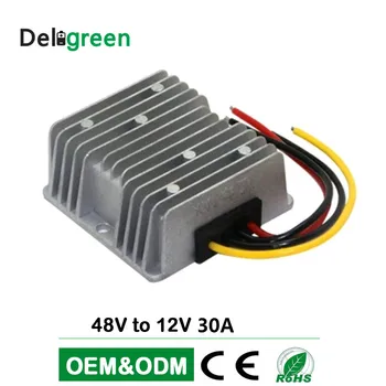 

QNBBM 48V to 12V 30A wide input DC DC Converter Regulator Car Step Down Reducer Buck converter power supply