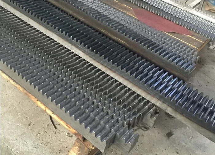 

2Pcs/lot 1.5Mod 1.5 Modulus High Precision Gear Rack 15*15*500mm Quench rack Harden rack whole rack +2Pcs 1.5M 16teeth pinion