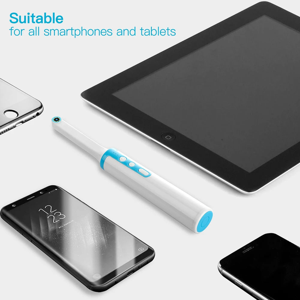 Koop Led Light Dental Intraoral Camera Draadloze Wifi Endoscoop Orale Inspectie Camera Tandarts Borescope Real Time Video Dental Gereedschap