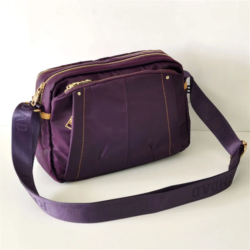 Нейлоновый кошелек с одной асимметрия, на плечо сумка дорожная сумка из ткани Оксфорд светильник мать сумка Сумки из натуральной кожи