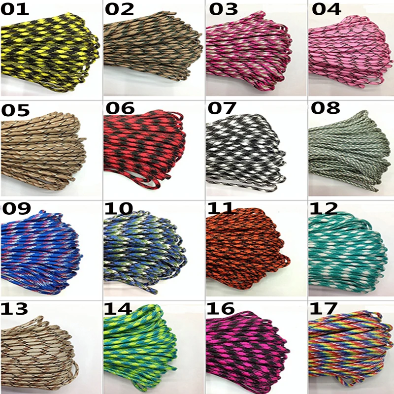سوار paracord كيت 100 أقدام 550 lb-خمسة ألوان كل 20 أقدام paracord صياغة عدة يأتي مع 5 الجانب الأسود الإصدار أبازيم