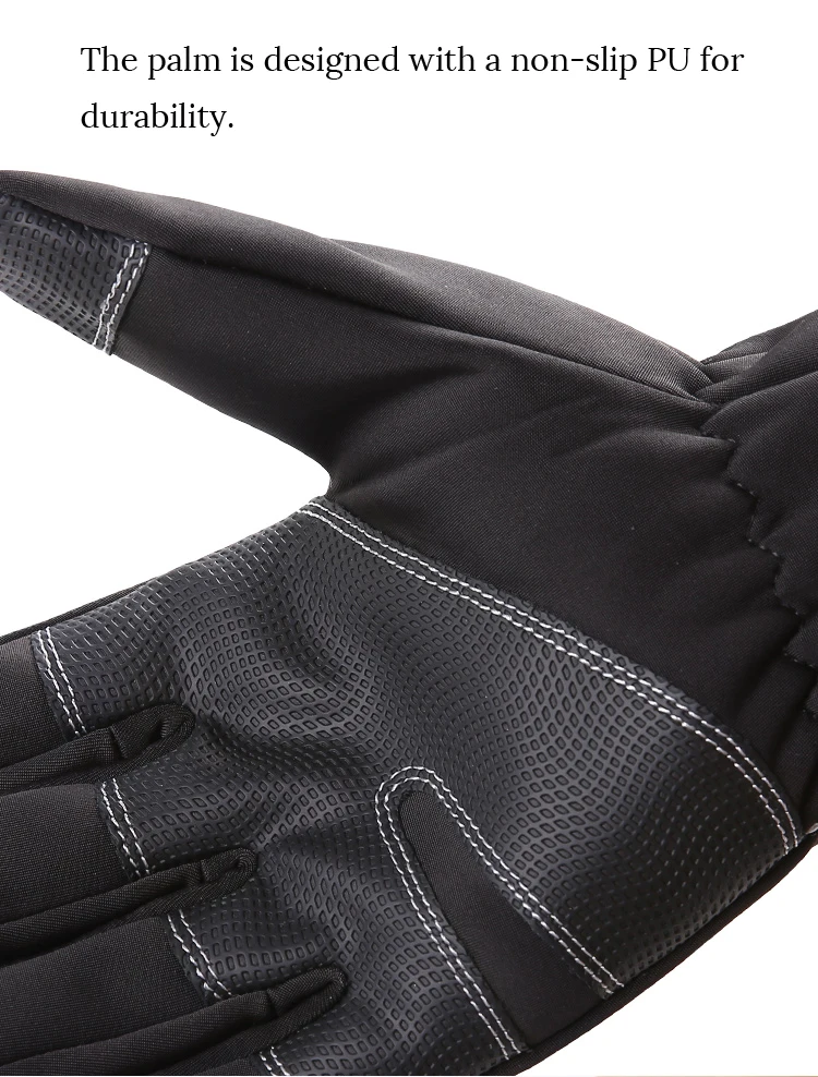 QUESHARK мужские и женские зимние перчатки для езды на велосипеде с сенсорным экраном теплые ветрозащитные перчатки для езды на велосипеде, противоскользящие велосипедные перчатки