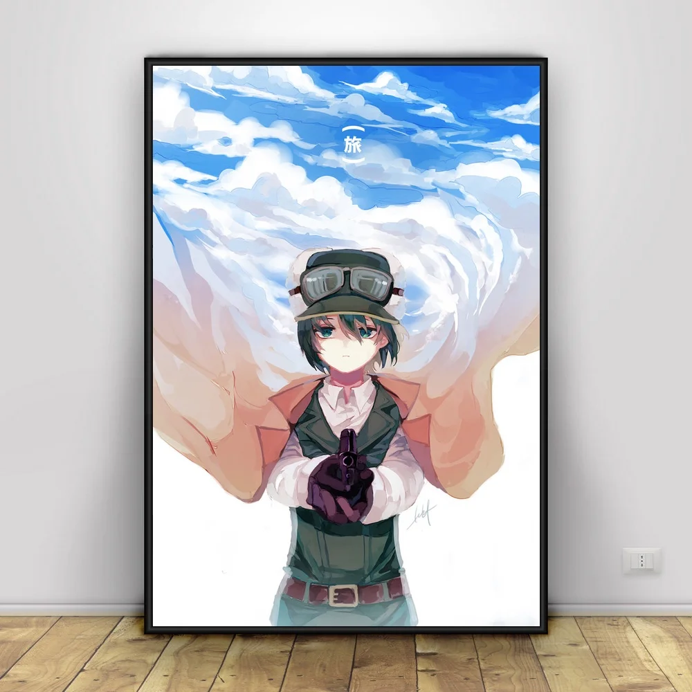 

Embroidery 5D Diamond Cross Stitch Animation Kino No Tabi Painting Home Decor Full Square Drill Mosaic Picture Handmade Wall Art