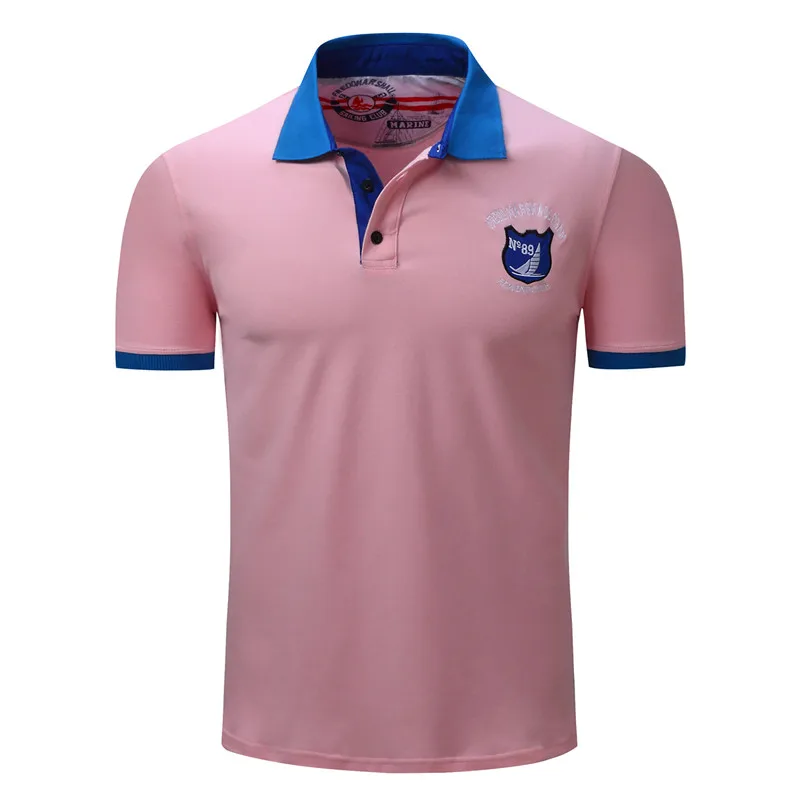 Fredd Marshall Brand Men's Clothing Summer Men Short Sleeve Polo Shirts Fashion Cotton Casual Male Polos Camisa Masculina Euro Size M-XXL (7)