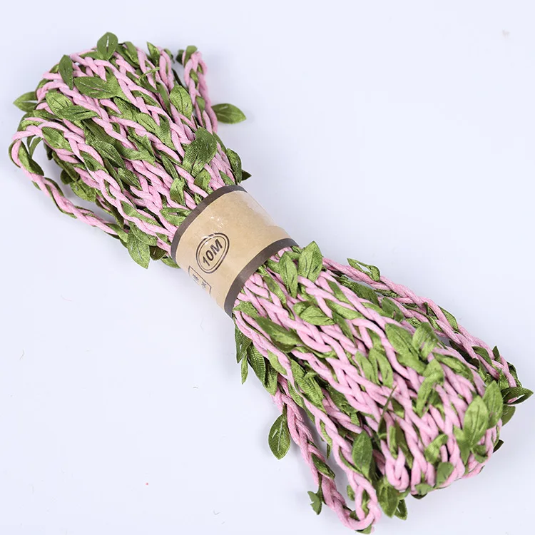 10M Artificial Vines Fake Hanging Plants Leaves Garland Foliage Rope Rattan DIY Wreath Gift Home Wall Garden Wedding Party Decor - Цвет: 3