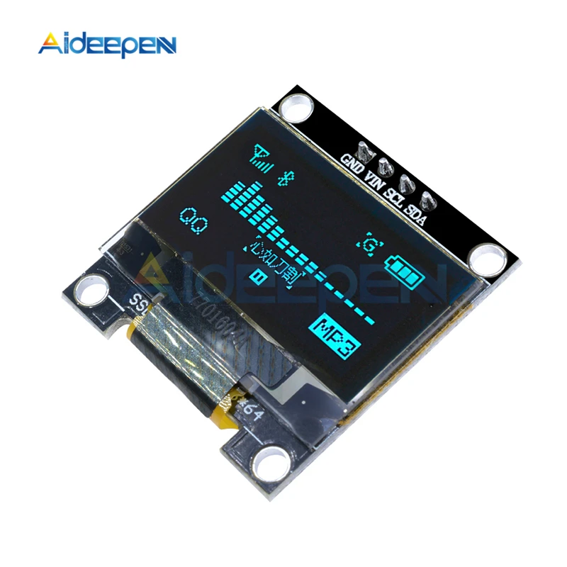 0,96 дюймовый IIC igc серийный OLED дисплей модуль 128X64 igc SSD1306 ультра низкая мощность плата с ЖК-экраном GND VCC SCL SDA для Arduino DIY