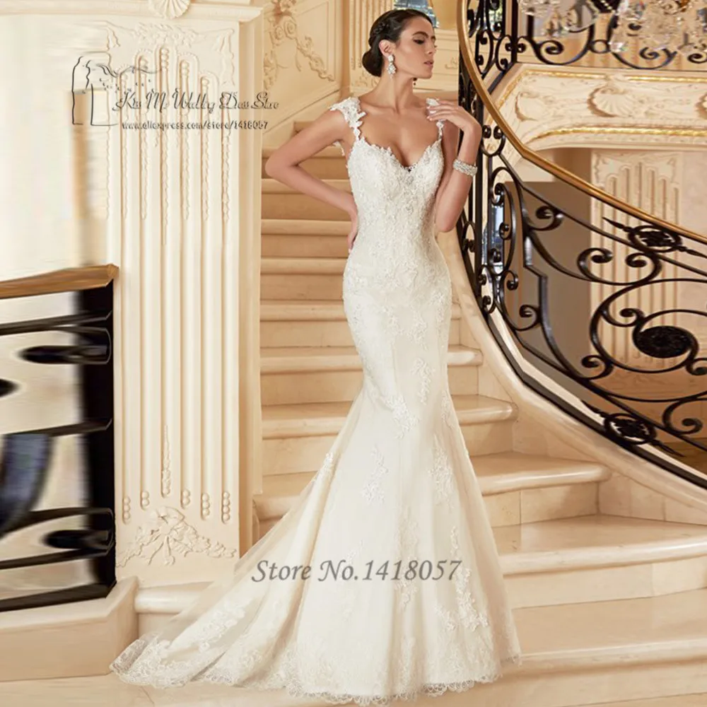 romantic mermaid wedding dresses