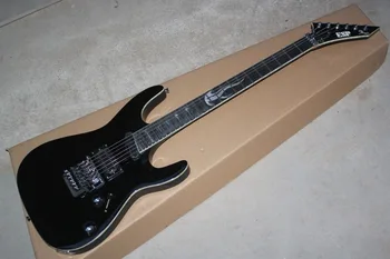 

custom shop Kiko Loureiro signature guitar black scalloped neck electric guitar free shipping chinese KSG fire inlays guitar