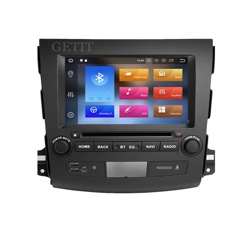 Clearance 8 Core 4G + 32G Android 9.0 Car DVD Radio Multimedia Player for Mitsubishi Outlander 2007-2012 Peugeot 4007/Citroen C-Cross 2
