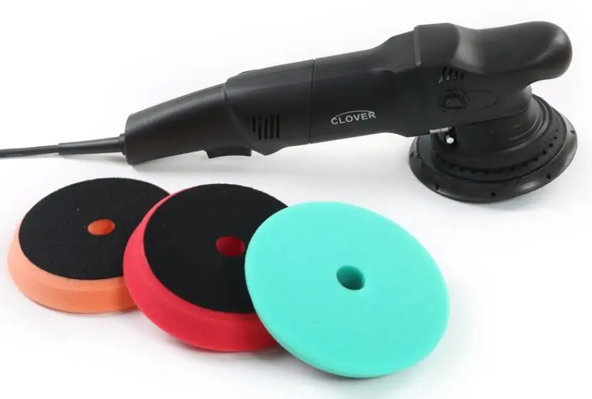 Dual Action Polishing set CLOVER CT9000 mark 2 random orbital with 5"&6