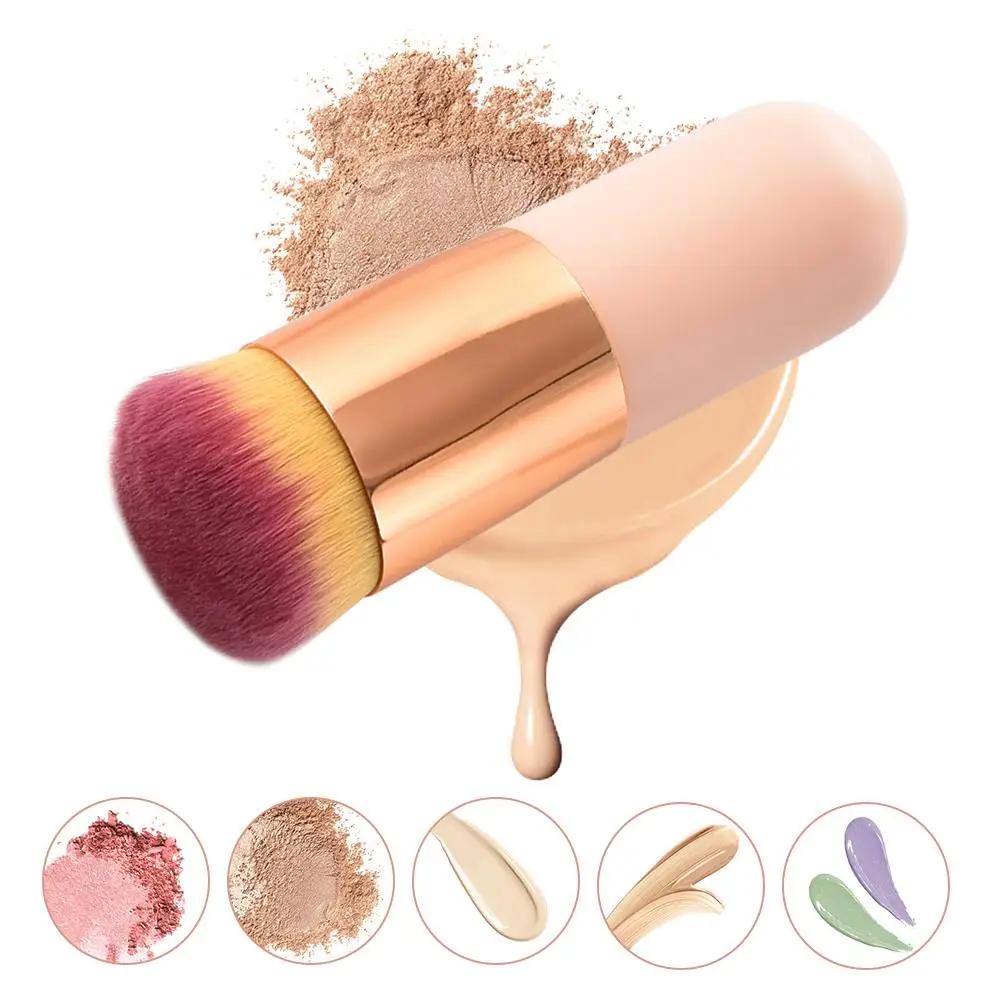 1 шт. кисти для макияжа с мягкой короткой щетиной|contour blush|foundation brushliquid foundation brush |