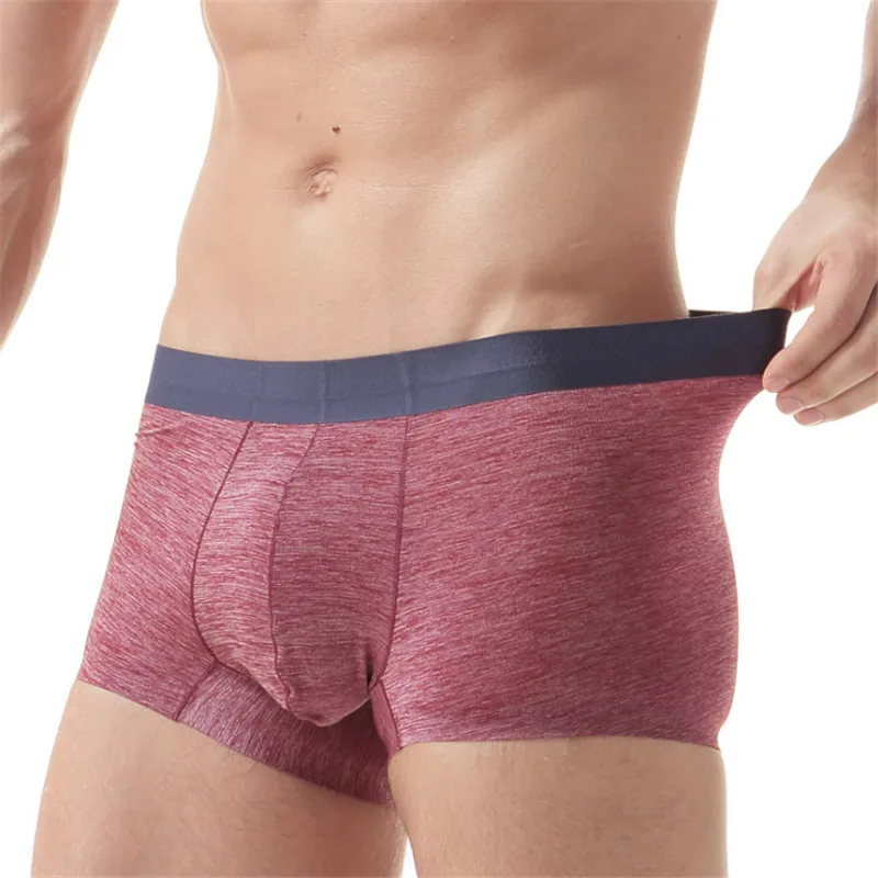 

Superior Quality Seamless Waistband Men's Flat Corner Underwear Sweat Absorbing and Breathing Underpant
