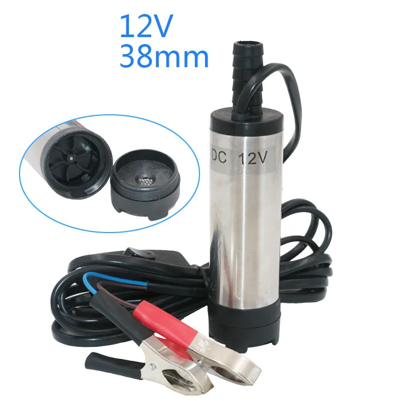 Mini Tauchpumpe 12V 12 L//min Edelstahl Dieselpumpe Ölpumpe Wasserpumpe Transfer