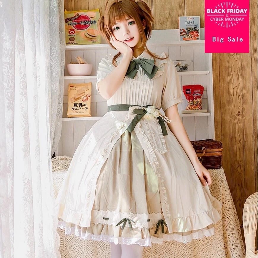 Japanese Anime cos Saturna Lolita Dress Tomoyo Party