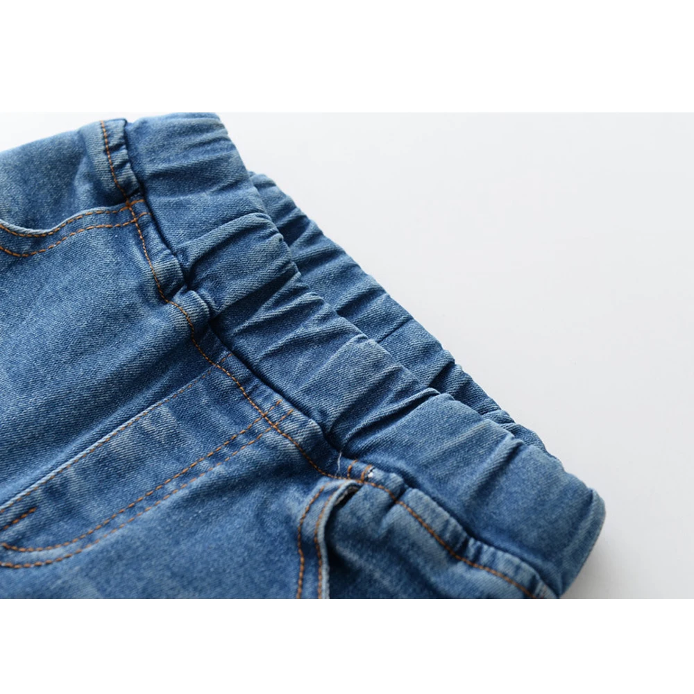 Babyinstar/джинсы для девочек; модные детские джинсы с милой цветочной вышивкой; одежда для маленьких девочек; джинсовые брюки; детская одежда