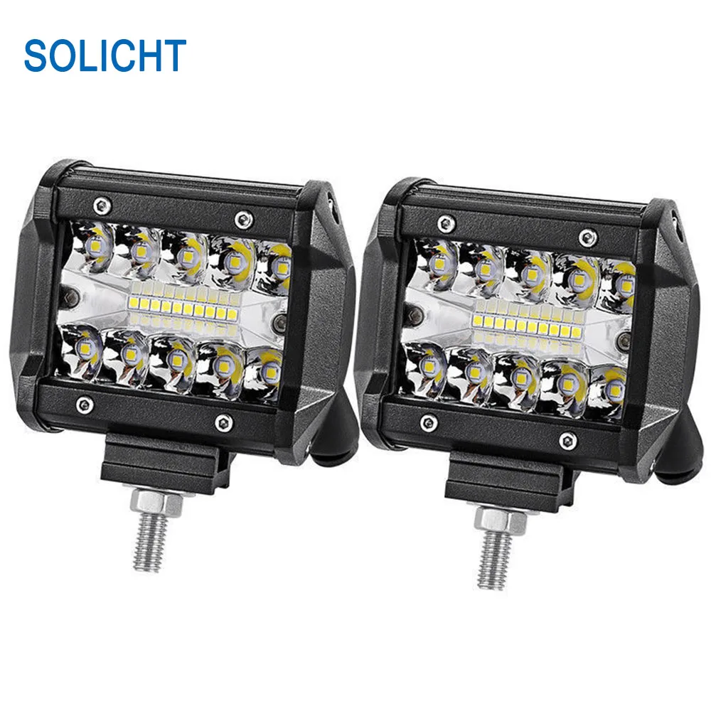 20X 18W CREE LED Work Light Bar Offroad Spot Flood Beam Light Car Truck SUV Lamp