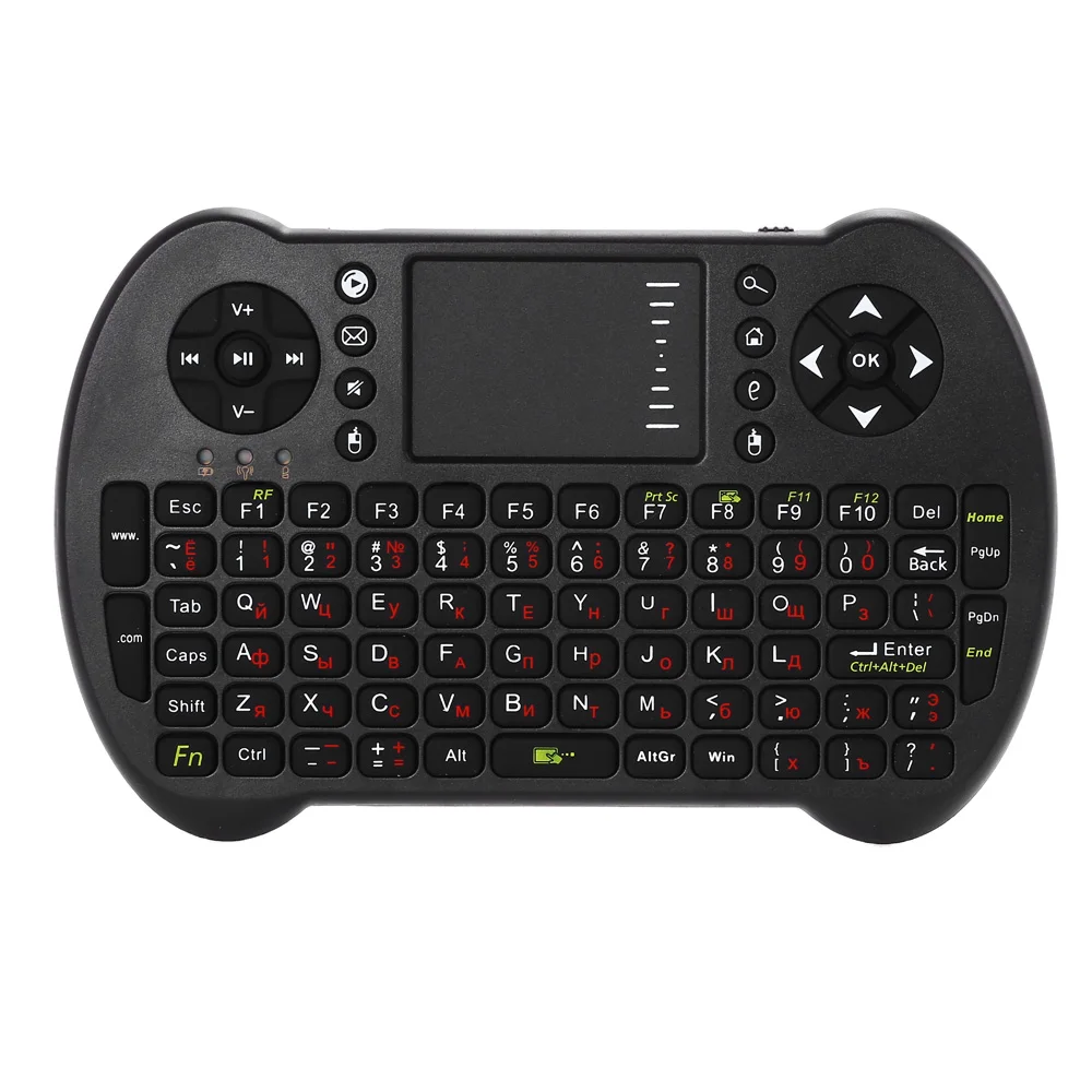 VIBOTON S501 Mini 2.4GHz Wireless QWERTY Keyboard Air Mouse Combo For