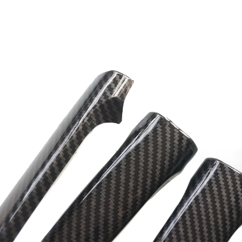 For Mitsubishi Lancer EX Evolution X 08-17 4pcs Carbon Style Door Handle Cover Auto Accessories Styling Mayitr