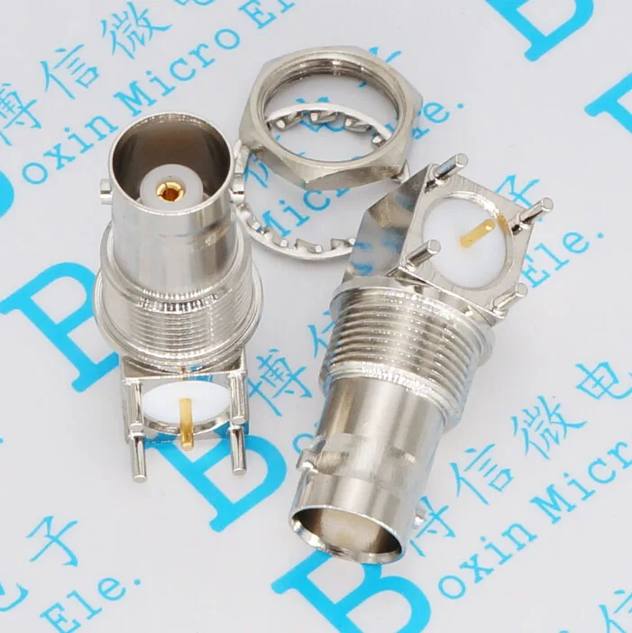 

BNC-KWE 29.5MM 50 ohm impedance BNC Bending of the foot 3pcs/lot