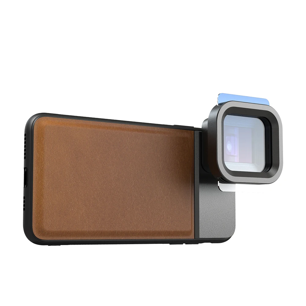  Moveski PRAN 1.33X Anamorphic Lens Cell Phone Camera Wide Scree Film Lens Optical Phone Movie Lens 