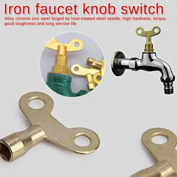 

Copper Key Bleed Hole Plumbing Faucet Special Lock Square Socket Brass Radiator Hardware Accessories